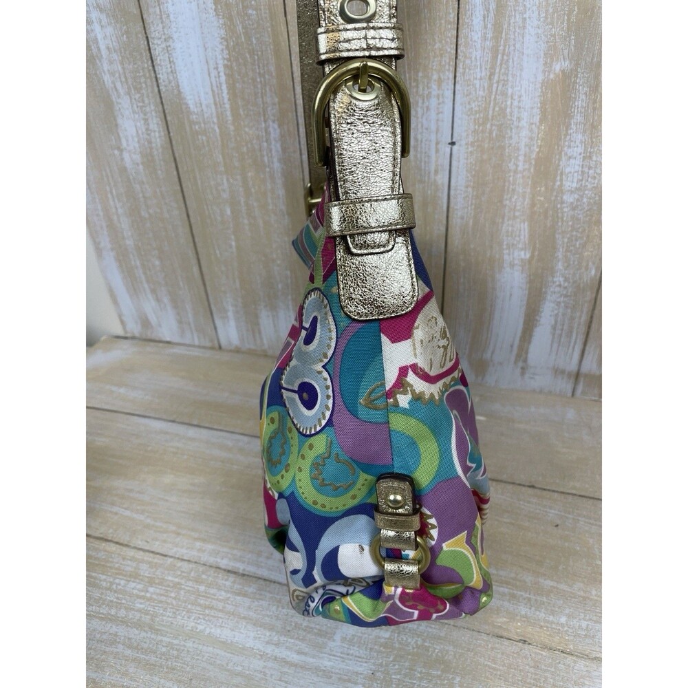 Coach Poppy Collection Signature Graffiti 1941 Cross Body Bag Colorful *read - Picture 9 of 16